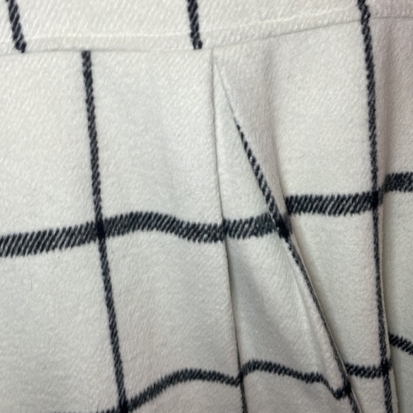 Pea coat baby doll blazer White and black plaid - Picture 7 of 8